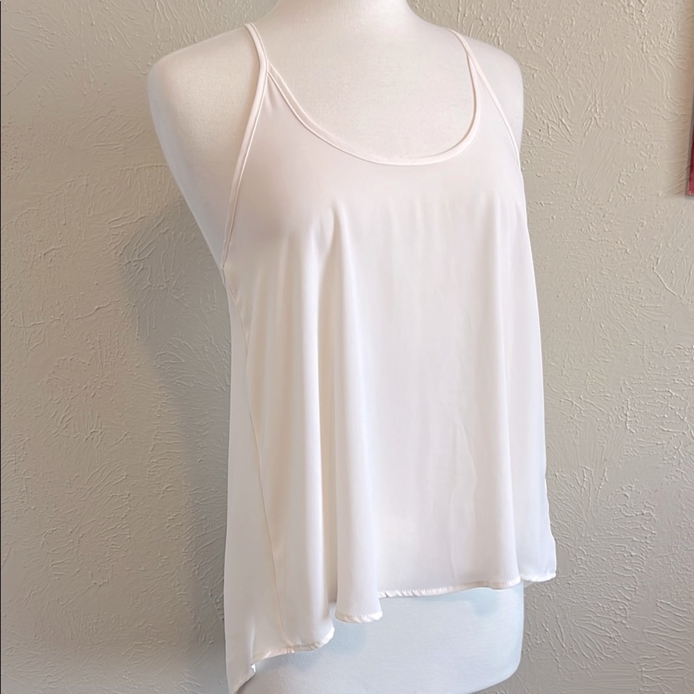 Lush White Relaxed Tank Top